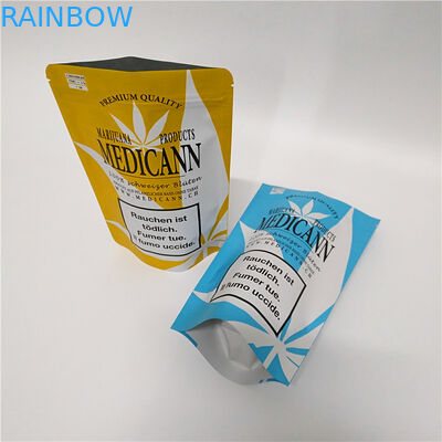 Kundenspezifische wiederversiegelbare kindersichere Plastik gedruckte Digital stehen oben Beutel mit Reißverschluss