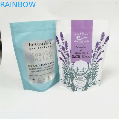 Ozean-Seesalz Plastikbeutel, die den Selbst steht wiederversiegelbares kundenspezifisches Logo verpacken