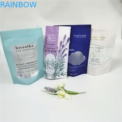 Ozean-Seesalz Plastikbeutel, die den Selbst steht wiederversiegelbares kundenspezifisches Logo verpacken