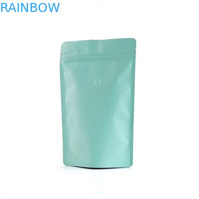 Gravüre, die Matte Finish Aluminum Foil Zipper-Kaffee-Taschen mit Ventil druckt