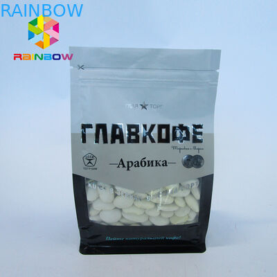 Nuss-Süßigkeit, die der wiederversiegelbare flache untere Keil acht einsackt, versah UV gedruckt mit Seiten