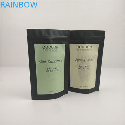 Feuchtigkeitsfester 14 Unze-Reißverschluss vereiteln wiederversiegelbare Beutel für Körperpeeling