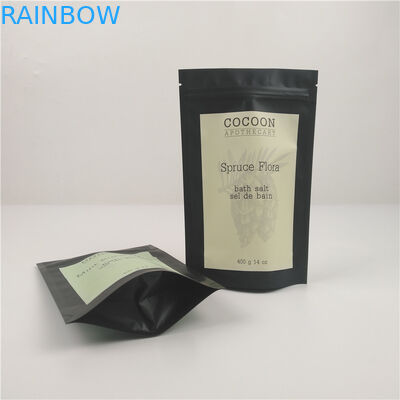 Feuchtigkeitsfester 14 Unze-Reißverschluss vereiteln wiederversiegelbare Beutel für Körperpeeling