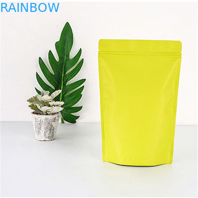 Körperpeelings-Plastikaluminiumfolie stehen oben Beutel mit Reißverschluss