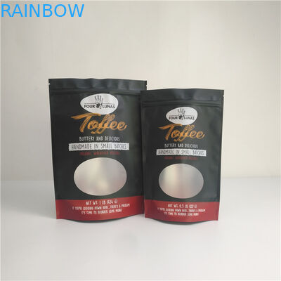 Kundenspezifisches gedruckt lamellierte das essbare Plastik-Süßigkeits-Verpacken der Lebensmittel mit Fenster