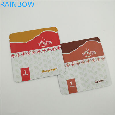 Vereiteln Sie den Plastiktee-recyclebaren Beutel, der schwarzes grünes kundengebundenes Logo verpackt