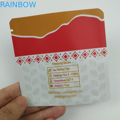 Vereiteln Sie den Plastiktee-recyclebaren Beutel, der schwarzes grünes kundengebundenes Logo verpackt