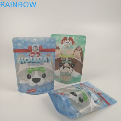 Hundehühnerkeks Plastik stehen oben die Nahrung für Haustiere, die kundengebundenes Logo verpackt