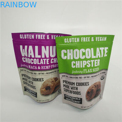 Süßigkeits-Bonbons kundenspezifische gedruckte Plastik-Digital stehen herauf Beutel mit Reißverschluss-Spitze