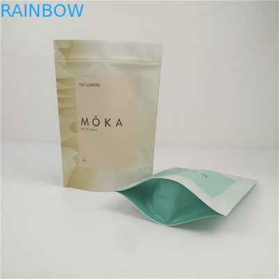Kundenspezifischer Reißverschluss-lamellierter Plastikstand herauf Beutel für Badesalz
