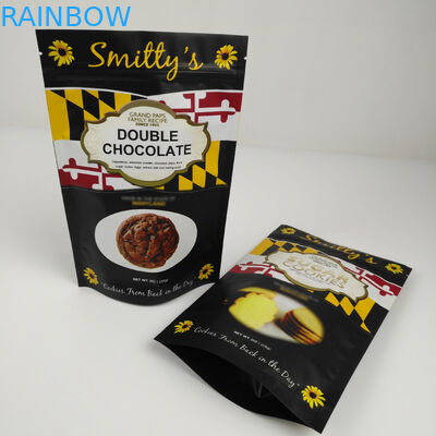 Freundliche Matt Aluminum Foil Stand Up Taschen Eco mit Reißverschluss für Nuss-Nahrung