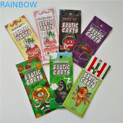 Gewohnheit druckte recyclebarer Plastik-Geruch-Beweis-Unkraut-gummiartiger Bärn-essbare wiederversiegelbare Verpackentasche mit Reißverschluss