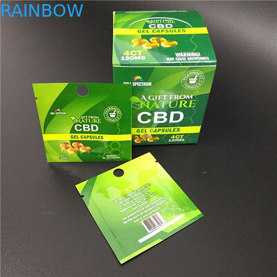 Plastik-Taschen-der leichten Berührung der Plätzchen-3.5g Blumensamen, die Kissen-Tee-Musterkoffer-Süßigkeits-Taschen verpacken