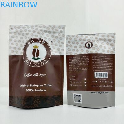 Matte Aluminum Foil Stand herauf Beutel-das Verpackenkaffee-Verpacken sackt Plastik-Taschen ein