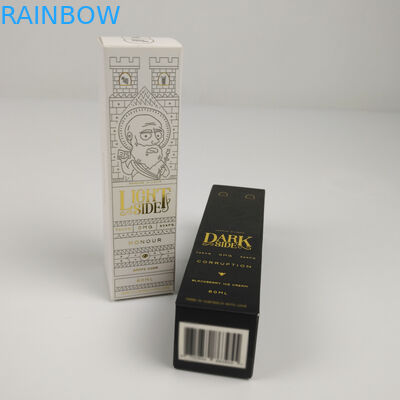 Kundenspezifischer kosmetischer Papierverpackenkasten Logo Printed Rectangular Glossy Foldables für Parfüm-Wesentlich-Serum-Hautpflege-Flaschen