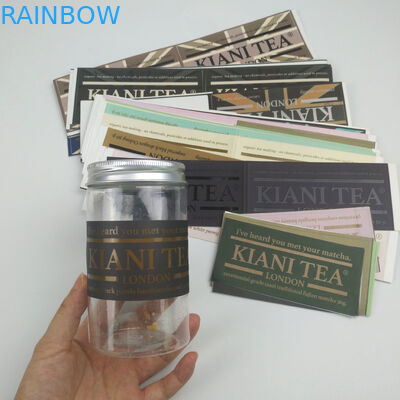 Nehmen Sie kundenspezifisches Logo Soem an, das Fashionabl klebender Wein-Aufkleber der Aufkleber wasserdichte klebende Aufkleber druckte