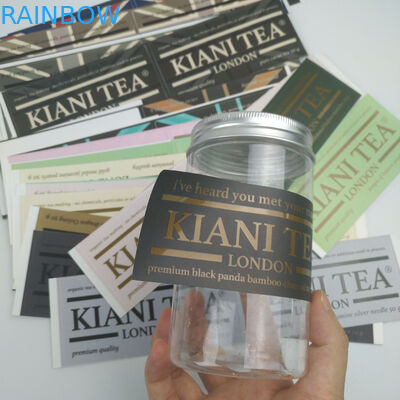 Nehmen Sie kundenspezifisches Logo Soem an, das Fashionabl klebender Wein-Aufkleber der Aufkleber wasserdichte klebende Aufkleber druckte