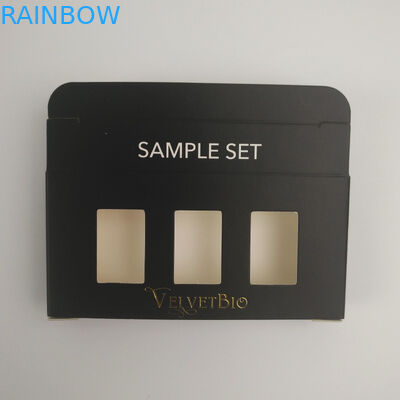 Kundenspezifischer Logo Gold Foil-UVdruckrechteckrohr-Pappkosmetischer Papierverpackenkasten für Wesentlich-Serum-Hautpflege