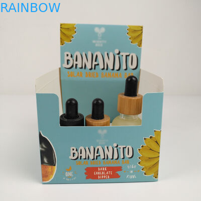 Kundenspezifischer faltender Pappkarton zerreißen weg Schaukarton, Zähler der Wellpappen-PDQ, den Kleinimbisse Verpackenkasten tapezieren