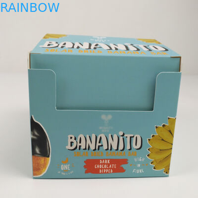 Kundenspezifischer faltender Pappkarton zerreißen weg Schaukarton, Zähler der Wellpappen-PDQ, den Kleinimbisse Verpackenkasten tapezieren