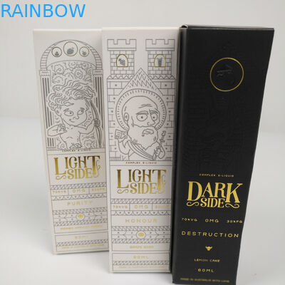 Kundenspezifischer faltbarer kleiner schwarzer heißer stempelnder Goldfolien-Geschenk-kosmetischer verpackender Papiergroßhandelsluxuskasten