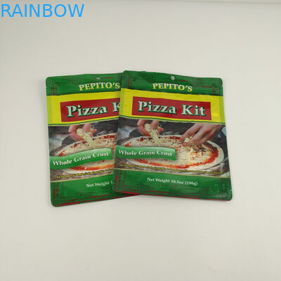 Die Nahrungsmitteltasche, die kundenspezifische Logo Smell Proof-Taschenkaffee Folie verpackt, stehen oben Druckbeutelstand herauf die Taschen, die Pizza verpacken