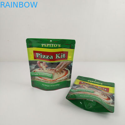 Die Nahrungsmitteltasche, die kundenspezifische Logo Smell Proof-Taschenkaffee Folie verpackt, stehen oben Druckbeutelstand herauf die Taschen, die Pizza verpacken