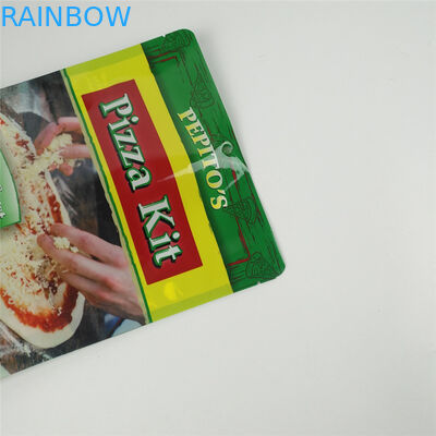 Die Nahrungsmitteltasche, die kundenspezifische Logo Smell Proof-Taschenkaffee Folie verpackt, stehen oben Druckbeutelstand herauf die Taschen, die Pizza verpacken