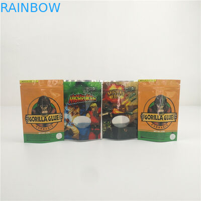 Riechen Sie Beweis-Plastik-Taschen für Süßigkeits-Aluminiumfolie-Taschen mit Fenster-Samen stehen herauf Beutel