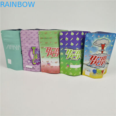 Wiederversiegelbarer Geruch-Beweis 3.5g Plastik sackt Heißsiegel CMYK ein