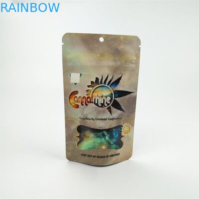 Wiederversiegelbare Plastik Tasche VMPET des Geruch-Beweis-3.5g für Plätzchen