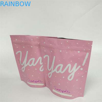 MOPP metallisierte Aluminiumfolie-Reißverschluss einsackt Matte Frosted Printing