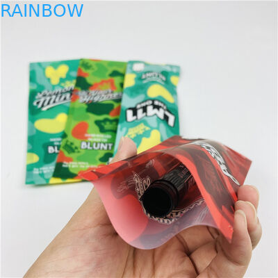 Die niedrige MOQ-kundenspezifische Druckhanf-Zigarre, die Plastik-Reißverschluss einwickelt, sackt das Grabba-Tabak-Beutel-Verpacken ein
