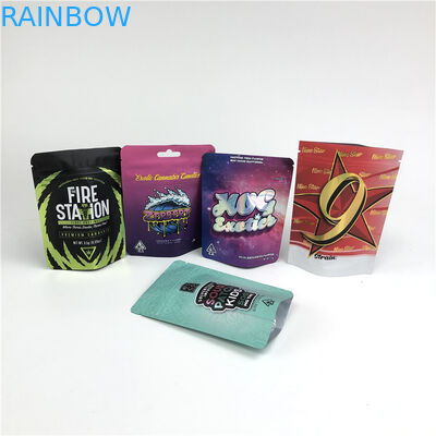 Kundengebundener Plastik-Beutel der leichten Berührung für Notenbeutel Plätzchen CBD thc Hanfprodukte Runtz Herb Soft