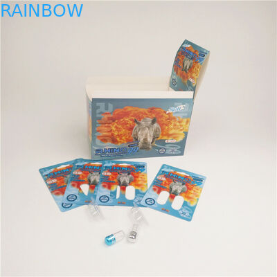 bedecken sexuelle Pillen 90mic Papierkarten für Nashorn-Magnum mit Blasen