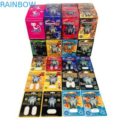 Blasen-Papier-Karte der Hologramm SGS-Sex-Pillen-Blasen-Karten-500k 3D mit Schaukarton