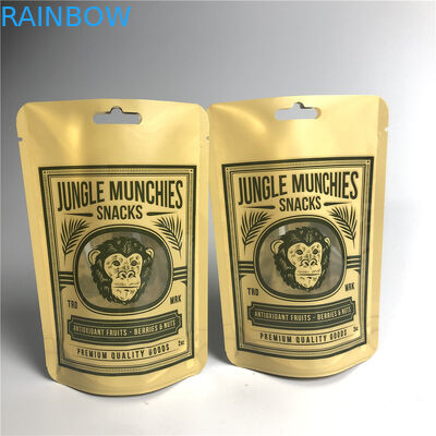 AL 0.7C Matt Snack Packaging Bags Stand PAs 1.5C herauf MPET