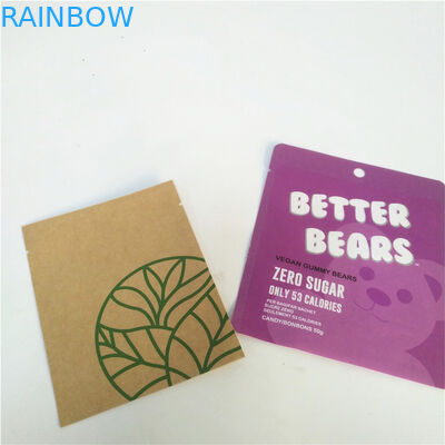 Flacher Imbiss-Verpackentasche Cmyk VMPET 1.2C NY 1.5C für Plätzchen-Süßigkeit