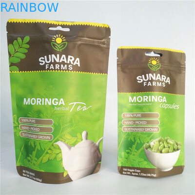 Verbundfolie VMPET Verpacken- der Lebensmitteltaschen 110mic SGS wiederversiegelbare für Tee/Nüsse