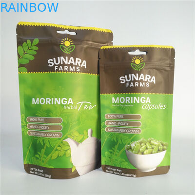 Verbundfolie VMPET Verpacken- der Lebensmitteltaschen 110mic SGS wiederversiegelbare für Tee/Nüsse