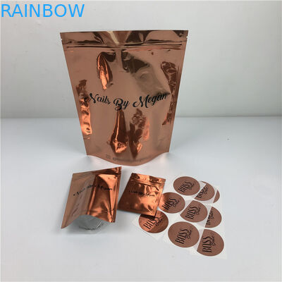 120mic MOPP CMYK klare Plastik Tasche Plastik-Kleidungs-Folien-Tasche SGS mit Reißverschluss