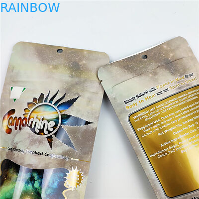 FSC BSCI CMYK Verpackenbeutel der Plätzchen-Geruch-Beweis-Taschen-3.5g CBD Plastik