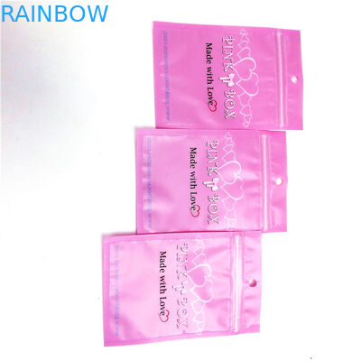 Gewohnheit druckte klaren Schmuck Plastik Matte Packaging Bags For Hair Accesaories/Schmuck/Ausrichtungstransporte/Armbänder