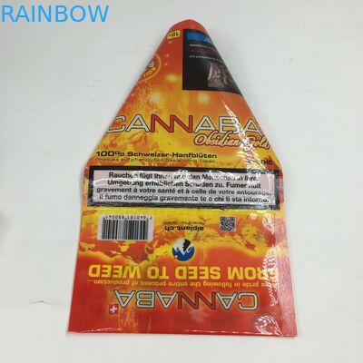 CBD-Taschen-Verpackungs-Verpackentaschen flaches Zigarren-Tabak-Blatt-mit Reißverschluss Verpackentaschen-Plastik-Plastik