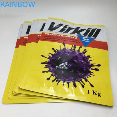 Stand herauf das Mittel lamellierte Aluminiumfolie-Molkeprotein-Pulver-Nahrungsmittelspeicher-Verpacken sackt Pulver-Taschen der Nahrung1kg mit Reißverschluss ein