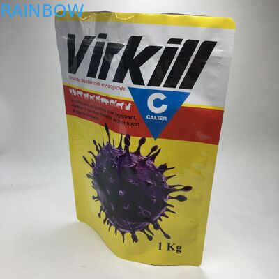 Stand herauf das Mittel lamellierte Aluminiumfolie-Molkeprotein-Pulver-Nahrungsmittelspeicher-Verpacken sackt Pulver-Taschen der Nahrung1kg mit Reißverschluss ein