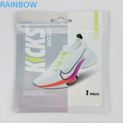 Wiederverwendbares Plastik-Mini Zipper Pouch Shoe Pad-Verpacken sackt Seitentasche der dichtungs-drei für Spitzee ein