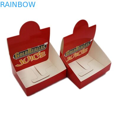 Kundenspezifische Logo Energy Drink Paper Counter-Schaukarton-Energieriegel-Schokoladen-Protein-Stangen, die Kästen verpacken