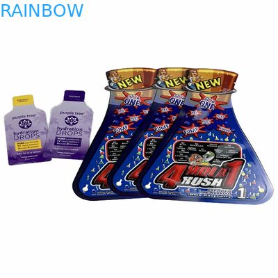 Digital, die Gewohnheit drucken, formen kleines Plastiksüßigkeits-Imbiss-Beutel-Erdnussbutter-Kissen der Schlauchbeutel-CBD gummiartiges