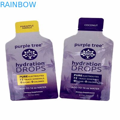 Getreide nach Maß Edibles Plastik sackt Erdnussbutter-Schokoladen-Creme-Öl-Verpackenpulver-Kissen-Geruch-Beweis-Taschen ein